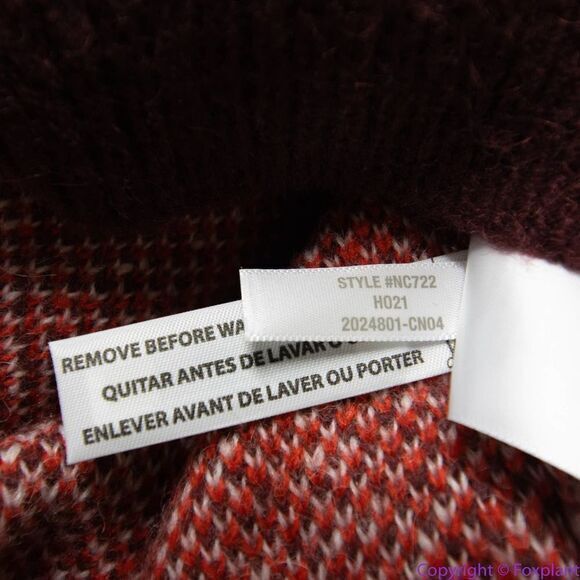 NEW Madewell Fenimore Pullover Sweater in Plaid, XS - Picture 13 of 15